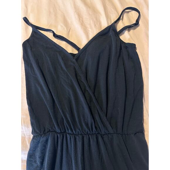 Meundies black spaghetti strap romper women's size L cute trendy versatile - Picture 3 of 6